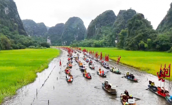Tuần Du lịch Ninh B&igrave;nh 2025 ước đ&oacute;n 485 ngh&igrave;n lượt kh&aacute;ch