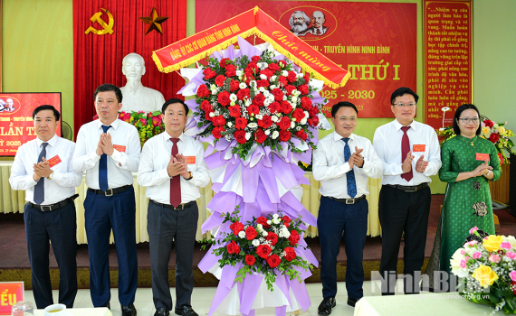 Đại hội Đảng bộ B&aacute;o v&agrave; Đ&agrave;i Ph&aacute;t thanh-Truyền h&igrave;nh Ninh B&igrave;nh lần thứ I, nhiệm kỳ 2025-2030