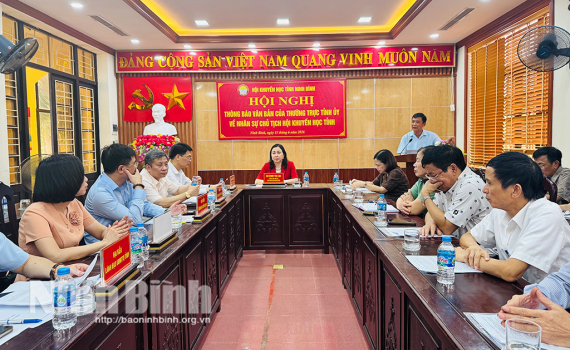 Kiện to&agrave;n chức danh Chủ tịch Hội Khuyến học tỉnh