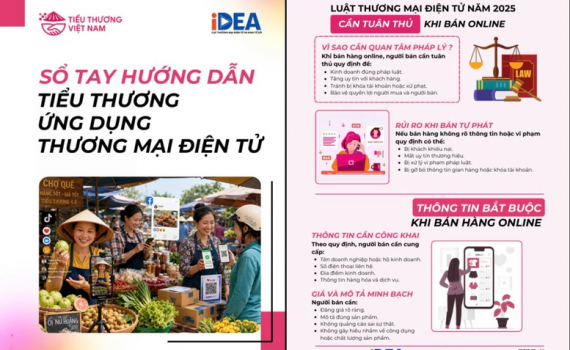Ra mắt Sổ tay hướng dẫn tiểu thương ứng dụng thương mại điện tử 2026