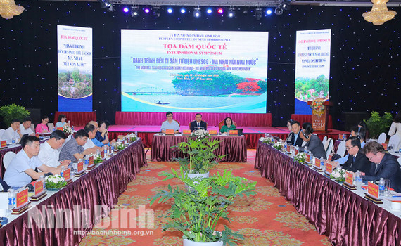 Tọa đ&agrave;m Quốc tế &ldquo;H&agrave;nh tr&igrave;nh đến di sản tư liệu UNESCO- Ma nhai n&uacute;i Non Nước"