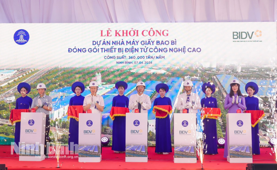 Khởi c&ocirc;ng Dự &aacute;n Nh&agrave; m&aacute;y giấy bao b&igrave; đ&oacute;ng g&oacute;i thiết bị điện tử c&ocirc;ng nghệ cao
