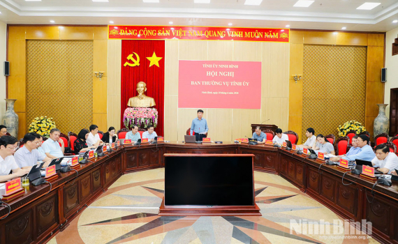 Ban Thường vụ Tỉnh ủy thảo luận, cho &yacute; kiến v&agrave;o nhiều nội dung quan trọng