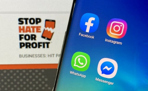 Bị tẩy chay h&agrave;ng loạt, gi&aacute; cổ phiếu của Facebook giảm mạnh