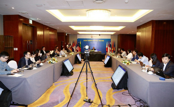 C&aacute;c Quan chức Cao cấp ASEAN trao đổi về hợp t&aacute;c ph&ograve;ng chống Covid-19