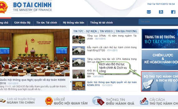 Hết năm 2020, t&iacute;ch hợp 194 dịch vụ c&ocirc;ng về t&agrave;i ch&iacute;nh