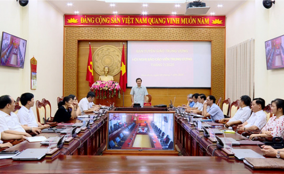 Hội nghị trực tuyến to&agrave;n quốc b&aacute;o c&aacute;o vi&ecirc;n th&aacute;ng 7/2020