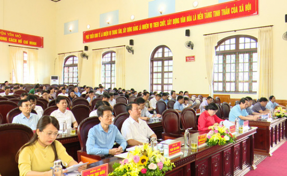 Huyện ủy Y&ecirc;n M&ocirc; triển khai c&ocirc;ng t&aacute;c x&acirc;y dựng Đảng 6 th&aacute;ng cuối năm