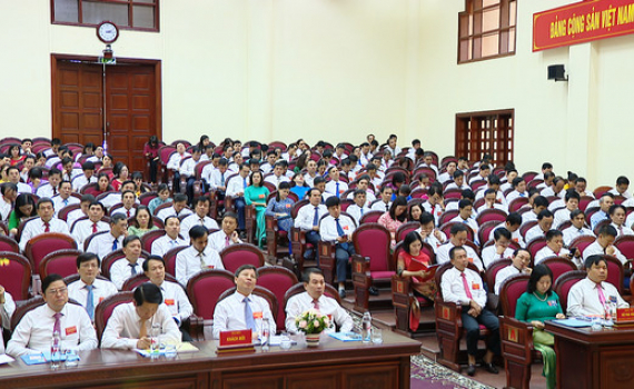 Phi&ecirc;n l&agrave;m việc thứ nhất, Đại hội ĐB Đảng bộ Khối CQ&DN tỉnh, huyện Hoa Lư v&agrave; Bộ đội Bi&ecirc;n ph&ograve;ng tỉnh