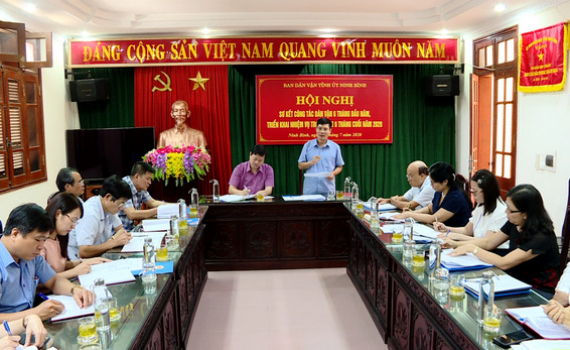 Sơ kết c&ocirc;ng t&aacute;c D&acirc;n vận 6 th&aacute;ng đầu năm 2020