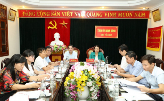 Hội nghị trực tuyến triển khai c&ocirc;ng t&aacute;c tổ chức x&acirc;y dựng Đảng 6 th&aacute;ng cuối năm