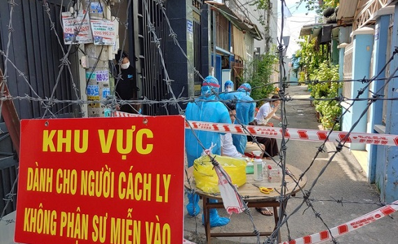 An to&agrave;n chống dịch trong khu c&aacute;ch ly 