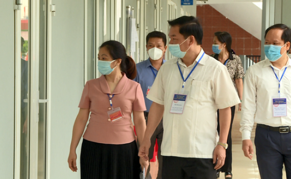 Kiểm tra c&aacute;c điểm thi tốt nghiệp THPT 2021 tr&ecirc;n địa b&agrave;n tỉnh