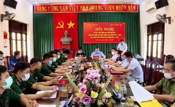 ​​​Tăng cường phối hợp l&atilde;nh đạo c&ocirc;ng t&aacute;c bi&ecirc;n ph&ograve;ng