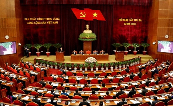 Th&ocirc;ng c&aacute;o b&aacute;o ch&iacute; về ng&agrave;y l&agrave;m việc thứ nhất của Hội nghị lần thứ ba Ban Chấp h&agrave;nh Trung ương Đảng kho&aacute; XIII 