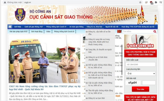 Từ 21.7, người d&acirc;n đăng k&yacute;, khai b&aacute;o phương tiện ho&agrave;n to&agrave;n trực tuyến 