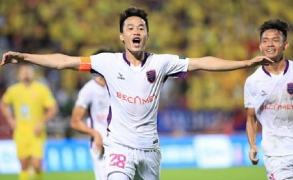 Kết quả v&ograve;ng 5 V-League: Becamex B&igrave;nh Dương vươn l&ecirc;n nh&igrave; bảng