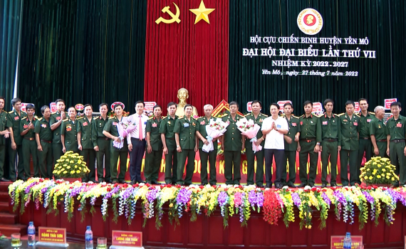 Đại hội đại biểu Hội CCB huyện Y&ecirc;n M&ocirc; nhiệm kỳ 2022-2027