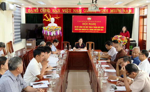Ủy ban MTTQ Việt Nam huyện Y&ecirc;n Kh&aacute;nh đẩy mạnh cuộc vận động &ldquo;To&agrave;n d&acirc;n đo&agrave;n kết x&acirc;y dựng n&ocirc;ng th&ocirc;n mới, đ&ocirc; thị văn minh&rdquo;
