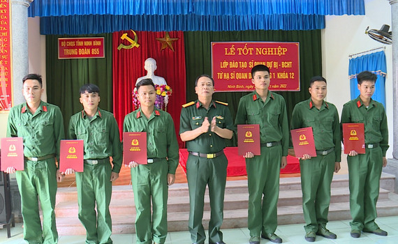 Bộ Chỉ huy Qu&acirc;n sự tỉnh tổ chức Lễ tốt nghiệp lớp đ&agrave;o tạo sĩ quan dự bị