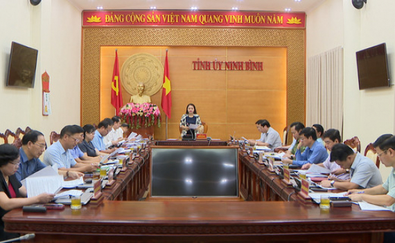 Ban Thường vụ Tỉnh ủy cho &yacute; kiến v&agrave;o một số nội dung quan trọng