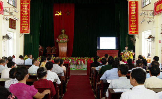 Hội nghị tập huấn n&acirc;ng cao kiến thức về An to&agrave;n thực phẩm cho hội vi&ecirc;n n&ocirc;ng d&acirc;n