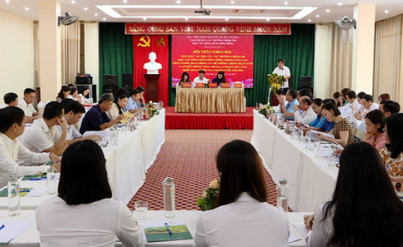 Hội thảo N&acirc;ng cao chất lượng hoạt động của hệ thống Ch&iacute;nh trị ở cơ sở