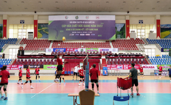 Giải b&oacute;ng chuyền v&ocirc; địch quốc gia năm 2022 c&uacute;p H&oacute;a chất Đức Giang sẽ ch&iacute;nh thức khởi tranh.