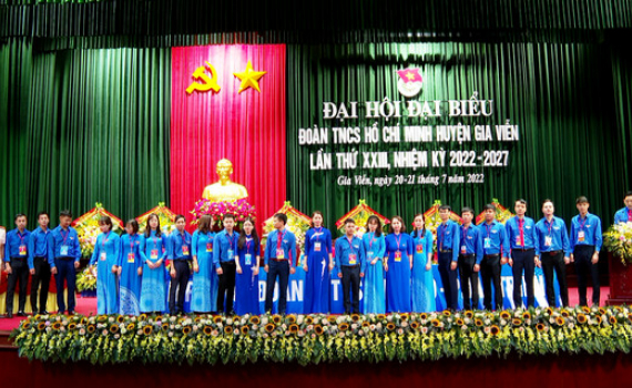 Đại hội đại biểu Đo&agrave;n TNCS Hồ Ch&iacute; Minh huyện Gia Viễn 