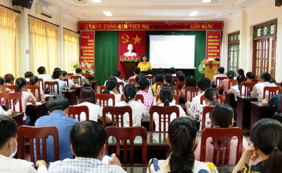 Sở Tư ph&aacute;p tập huấn, hướng dẫn nghiệp vụ về chuẩn tiếp cận ph&aacute;p luật