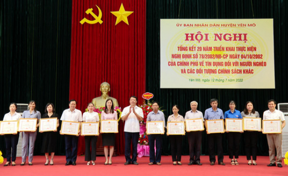 Y&ecirc;n M&ocirc; tổng kết 20 năm triển khai thực hiện Nghị định số 78 của Ch&iacute;nh phủ