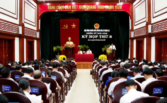 Kỳ họp thứ 8, HĐND huyện Hoa Lư kh&oacute;a XX