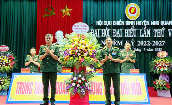 Hội Cựu Chiến binh huyện Nho Quan v&agrave; Hoa Lư tổ chức Đại hội đại biểu lần thứ VII, nhiệm kỳ 2022 - 2027