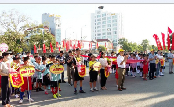 Kim Sơn Khai mạc VCK Giải b&oacute;ng đ&aacute; nhi đồng năm 2022