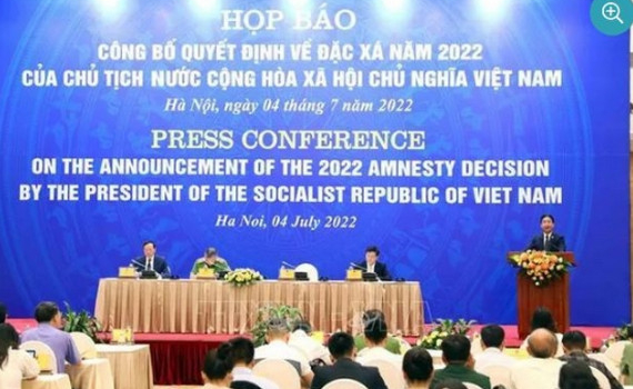 C&ocirc;ng bố quyết định đặc x&aacute; của Chủ tịch nước năm 2022