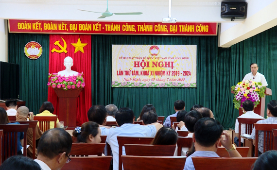 Hội nghị lần thứ t&aacute;m, Ủy ban MTTQ Việt Nam tỉnh kh&oacute;a XI