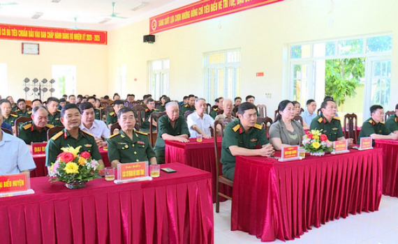 Ban CHQS huyện Nho Quan gặp mặt kỷ niệm 75 năm Ng&agrave;y truyền thống LLVT huyện
