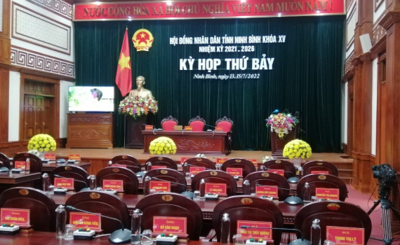 Kỳ họp thứ 7, HĐND tỉnh Ninh B&igrave;nh kh&oacute;a XV sẽ diễn ra từ ng&agrave;y 13-15/7/2022