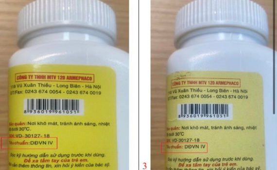 Sở Y tế Ninh B&igrave;nh cảnh b&aacute;o về thuốc giả Tetracyclin