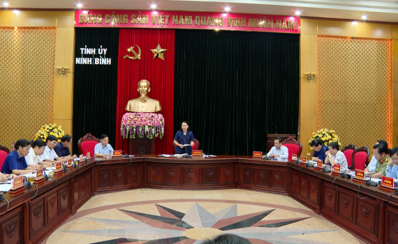 Giao ban c&ocirc;ng t&aacute;c nội ch&iacute;nh, ph&ograve;ng chống tham nhũng, ti&ecirc;u cực, cải c&aacute;ch tư ph&aacute;p v&agrave; c&ocirc;ng t&aacute;c t&ocirc;n gi&aacute;o