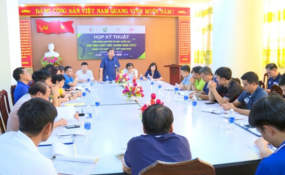 Họp kỹ thuật Giải b&oacute;ng chuyền v&ocirc; địch quốc gia năm 2022