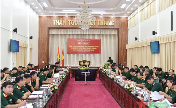 Đảng ủy Qu&acirc;n đo&agrave;n 1 tổng kết 15 năm thực hiện Nghị quyết số 382