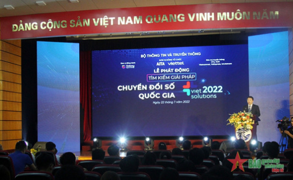 Cuộc thi &ldquo;T&igrave;m kiếm giải ph&aacute;p Chuyển đổi số Quốc gia - Viet Solutions&rdquo; năm 2022