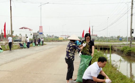 Kim Sơn tăng cường c&ocirc;ng t&aacute;c bảo vệ m&ocirc;i trường
