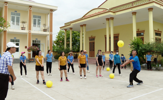 Kim Sơn tổ chức tập huấn m&ocirc;n b&oacute;ng chuyền hơi năm 2023