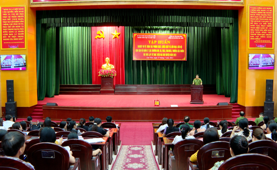 Tập huấn nghiệp vụ c&ocirc;ng t&aacute;c ph&ograve;ng ch&aacute;y, chữa ch&aacute;y v&agrave; cứu nạn, cứu hộ tại huyện Gia Viễn