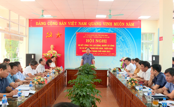 Sở LĐTB&XH triển khai c&ocirc;ng t&aacute;c lao động, người c&oacute; c&ocirc;ng v&agrave; x&atilde; hội 6 th&aacute;ng cuối năm