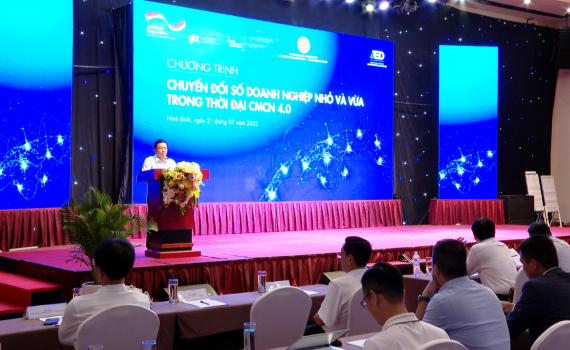 Chương tr&igrave;nh tập huấn &ldquo;Chuyển đổi số Doanh nghiệp nhỏ v&agrave; vừa trong thời đại c&aacute;ch mạng c&ocirc;ng nghiệp 4.0"