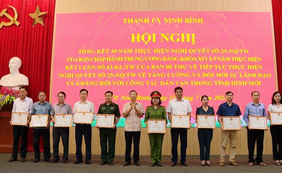 TP Ninh B&igrave;nh, Y&ecirc;n Kh&aacute;nh tổng kết 10 năm thực hiện Nghị quyết số 25 của BCH Trung ương Đảng kh&oacute;a XI