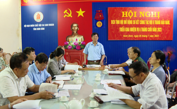 Hội Nạn nh&acirc;n chất độc da cam/dioxin tỉnh triển khai nhiệm vụ 6 th&aacute;ng cuối năm